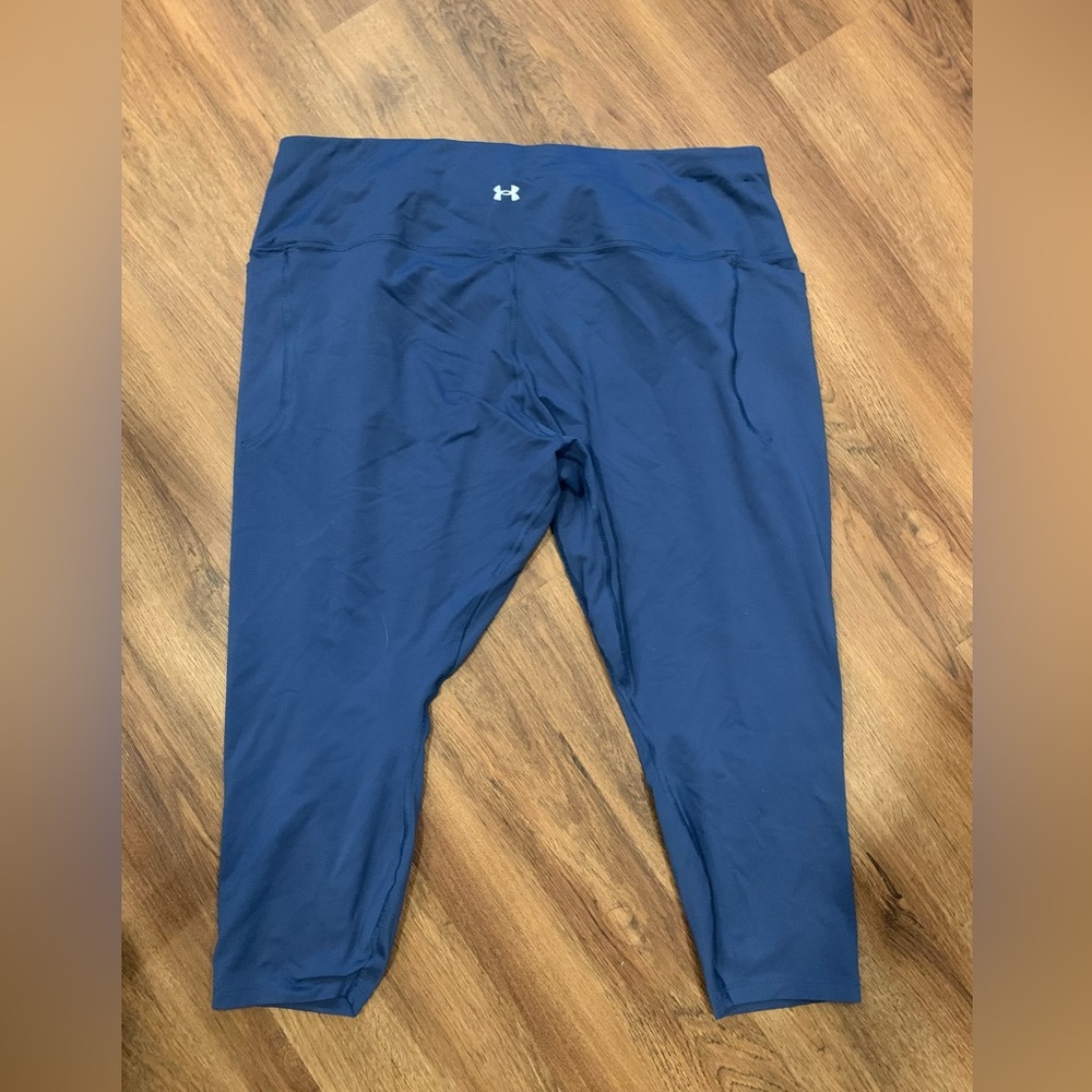Under Armour Blue Cropped Leggings
